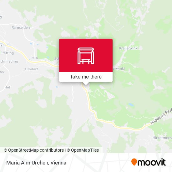 Maria Alm Urchen map