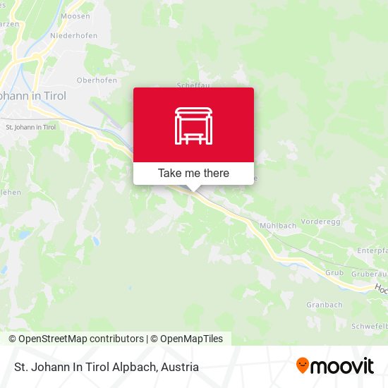 St. Johann In Tirol Alpbach map