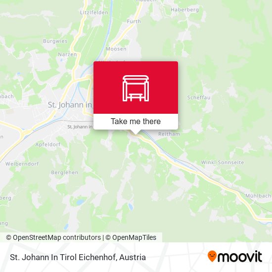 St. Johann In Tirol Eichenhof map