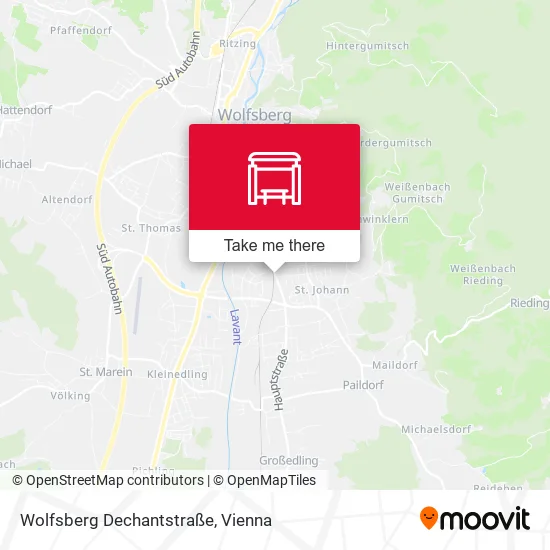 Wolfsberg Dechantstraße map