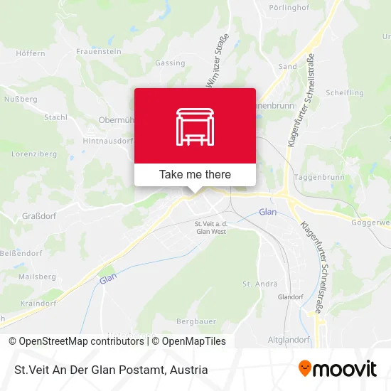St.Veit An Der Glan Postamt map