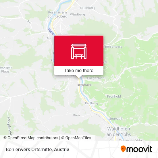 Böhlerwerk Ortsmitte map