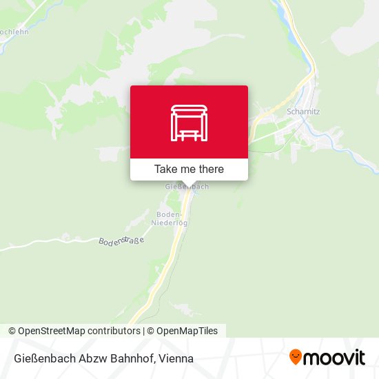 Gießenbach Abzw Bahnhof map