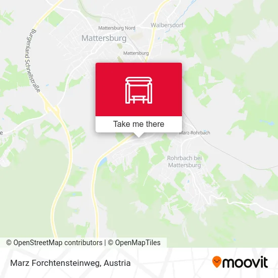 Marz Forchtensteinweg map