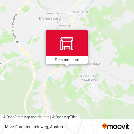 Marz Forchtensteinweg map