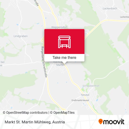 Markt St. Martin Mühlweg map