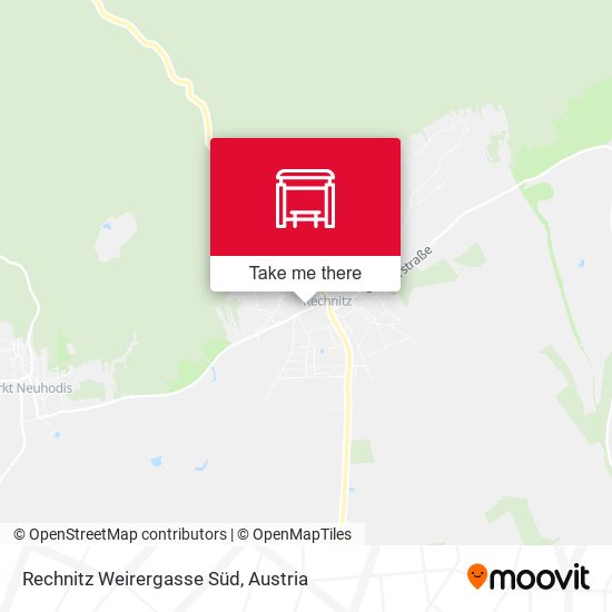 Rechnitz Weirergasse Süd map
