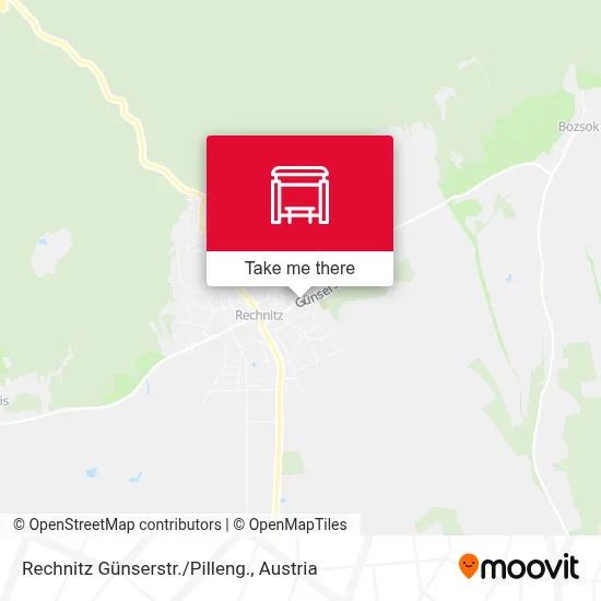 Rechnitz Günserstr./Pilleng. map