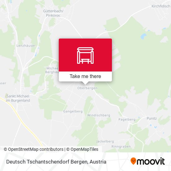 Deutsch Tschantschendorf Bergen map