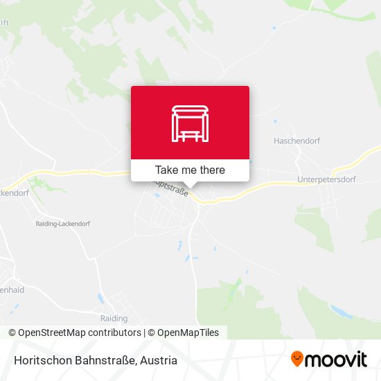 Horitschon Bahnstraße map