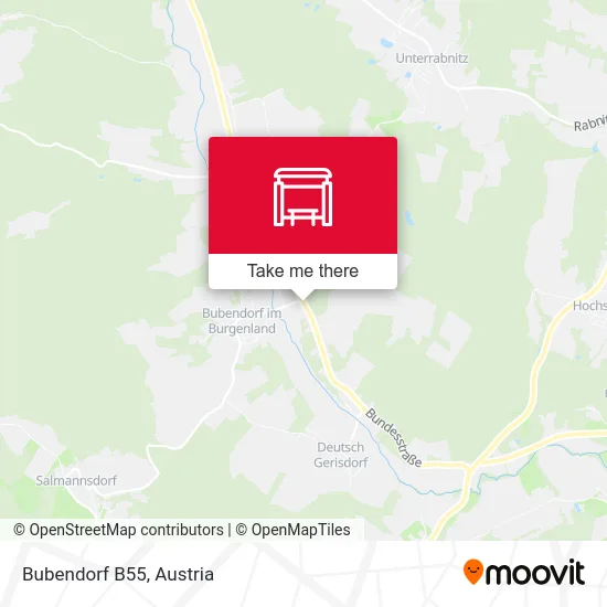Bubendorf B55 map