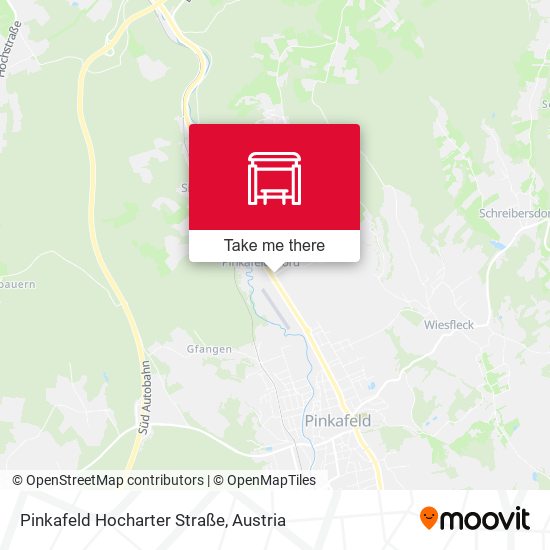 Pinkafeld Hocharter Straße map