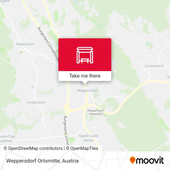Weppersdorf Ortsmitte map
