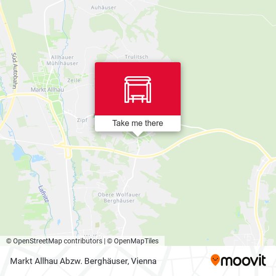 Markt Allhau Abzw. Berghäuser map