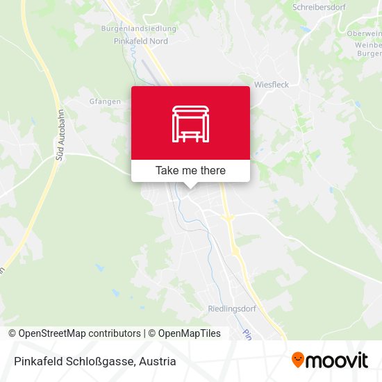 Pinkafeld Schloßgasse map