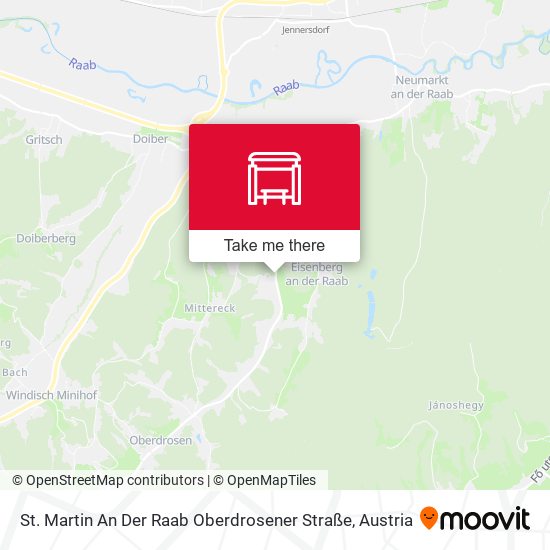 St. Martin An Der Raab Oberdrosener Straße map