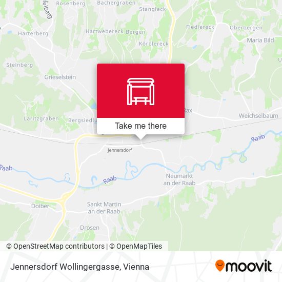 Jennersdorf Wollingergasse map