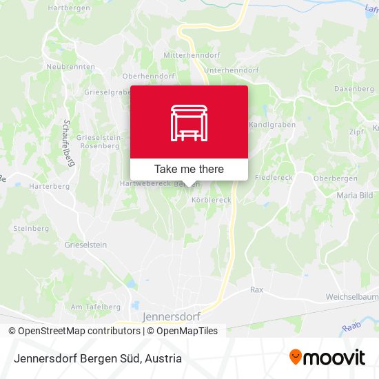 Jennersdorf Bergen Süd map