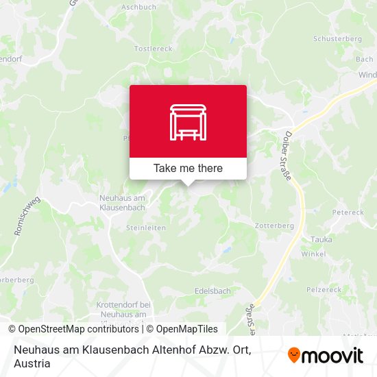 Neuhaus am Klausenbach Altenhof Abzw. Ort map