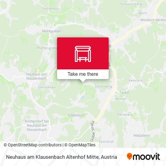 Neuhaus am Klausenbach Altenhof Mitte map