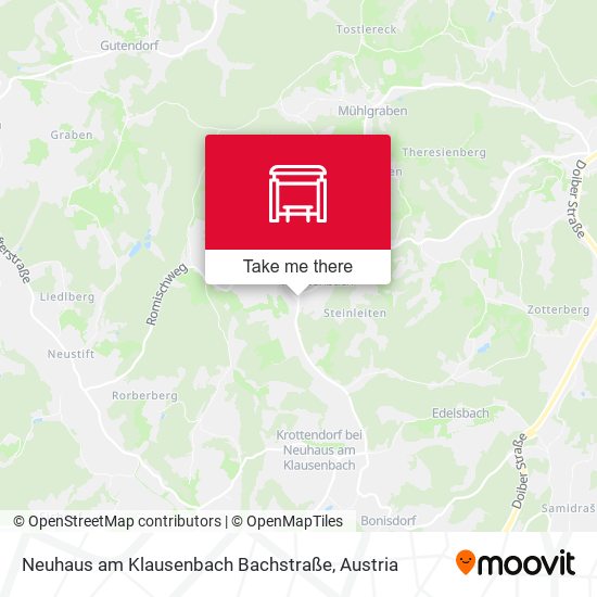 Neuhaus am Klausenbach Bachstraße map