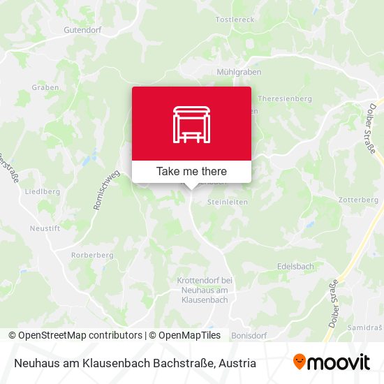 Neuhaus am Klausenbach Bachstraße map