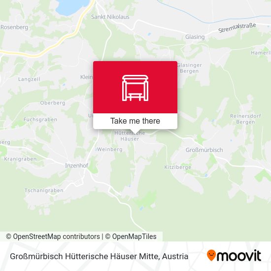 Großmürbisch Hütterische Häuser Mitte map