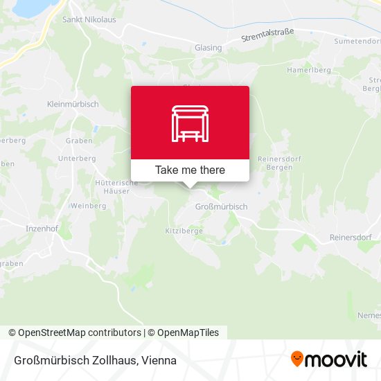 Großmürbisch Zollhaus map