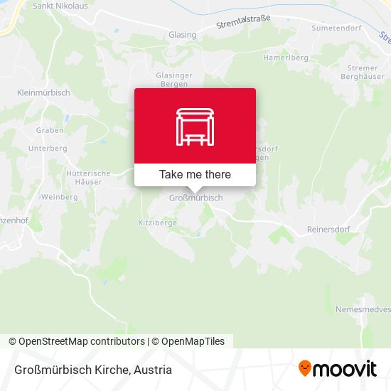 Großmürbisch Kirche map