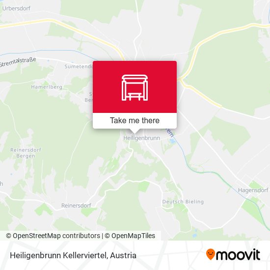 Heiligenbrunn Kellerviertel map
