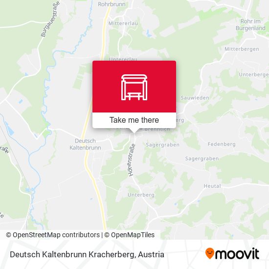 Deutsch Kaltenbrunn Kracherberg map