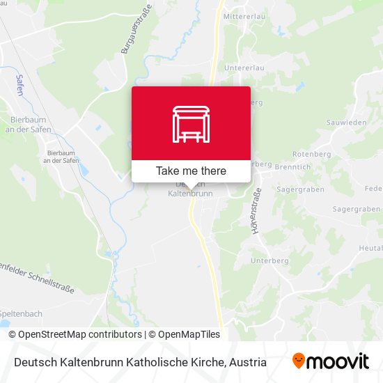 Deutsch Kaltenbrunn Katholische Kirche map