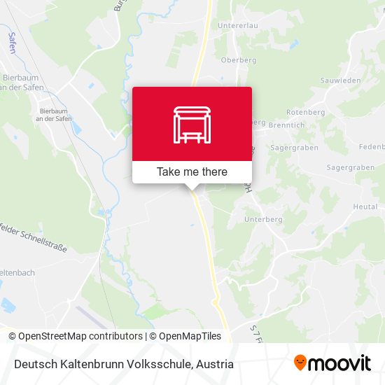 Deutsch Kaltenbrunn Volksschule map