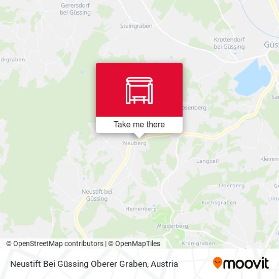 Neustift Bei Güssing Oberer Graben map