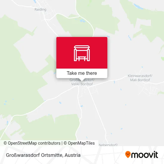 Großwarasdorf Ortsmitte map