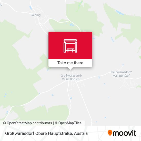 Großwarasdorf Obere Hauptstraße map