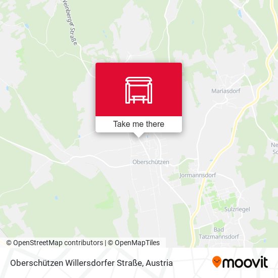Oberschützen Willersdorfer Straße map