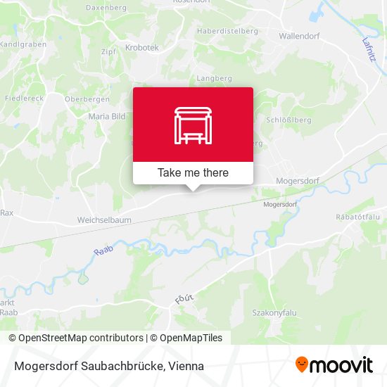 Mogersdorf Saubachbrücke map