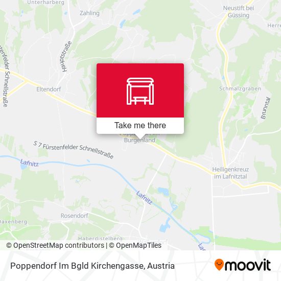 Poppendorf Im Bgld Kirchengasse map