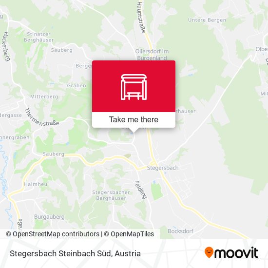 Stegersbach Steinbach Süd map