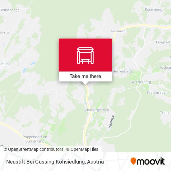Neustift Bei Güssing Kohsiedlung map