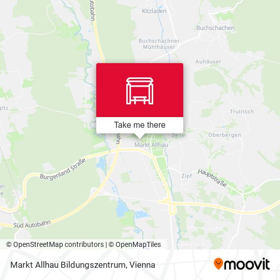 Markt Allhau Bildungszentrum map