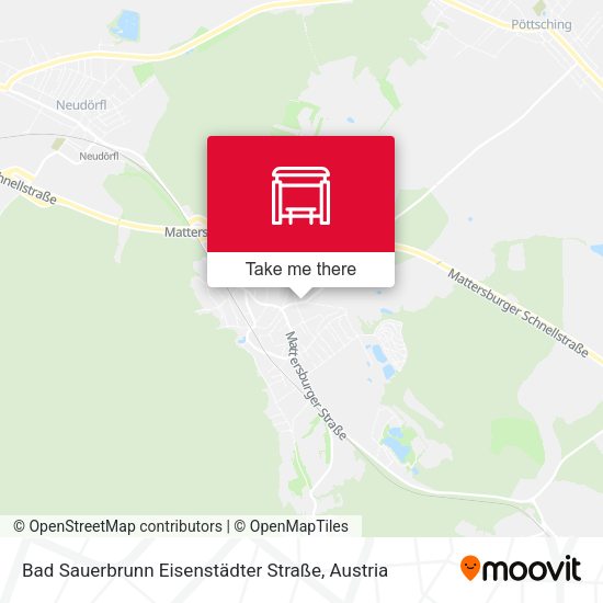 Bad Sauerbrunn Eisenstädter Straße map