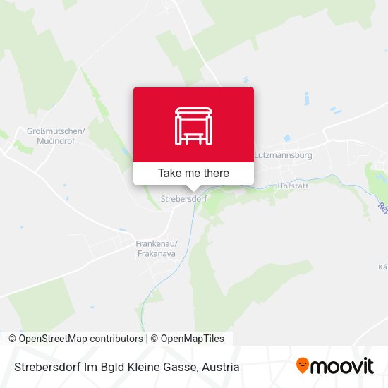 Strebersdorf Im Bgld Kleine Gasse map