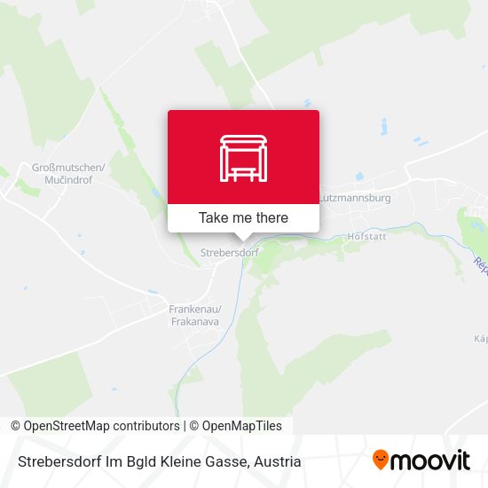 Strebersdorf Im Bgld Kleine Gasse map