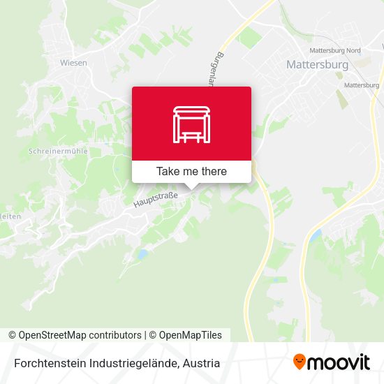 Forchtenstein Industriegelände map