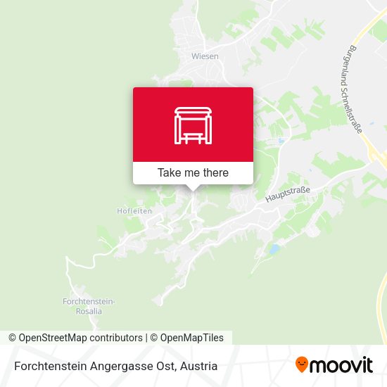 Forchtenstein Angergasse Ost map