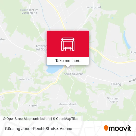 Güssing Josef-Reichl-Straße map