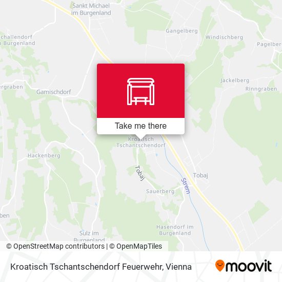 Kroatisch Tschantschendorf Feuerwehr map