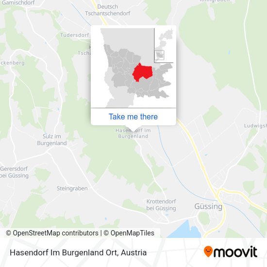 Hasendorf Im Burgenland Ort map